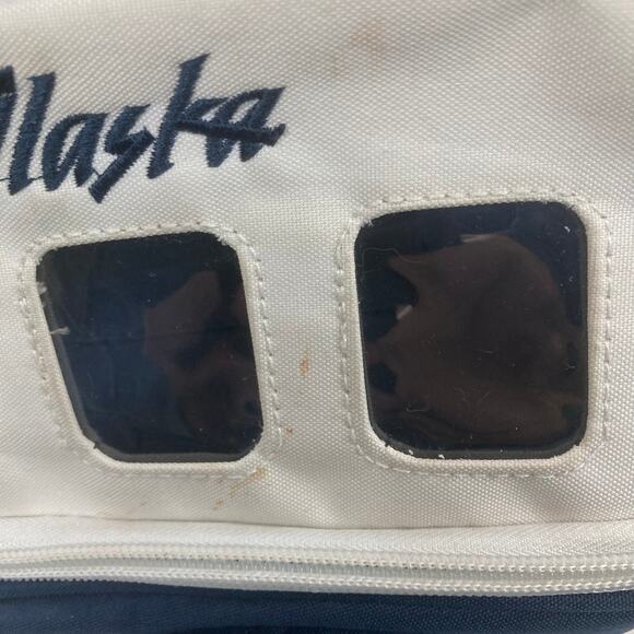 Alaska Airlines Kids Backpack White Blue Airplane Shaped Travel Carry-on Eskimo - Picture 7 of 13